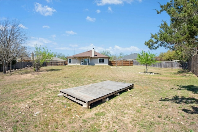 1006 Mapleridge Cir, Leander, TX 78641 - view of yard featuring a deck