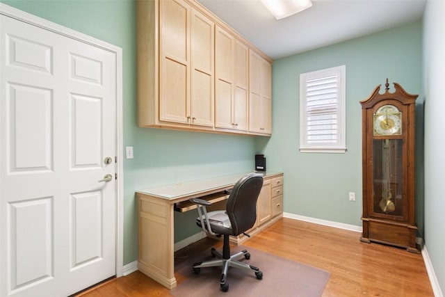 111 Belfalls Dr, Georgetown, TX 78633 - office with light wood-style floors and baseboards