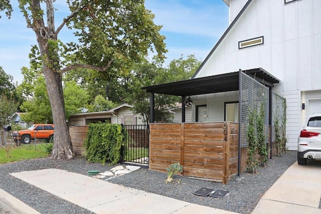 504 Normandy St Unit A, Austin, TX 78745 - view of side of home featuring board and batten siding