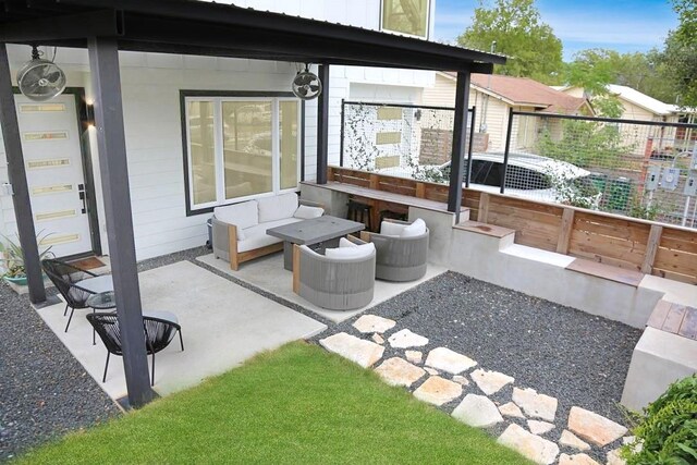 504 Normandy St Unit A, Austin, TX 78745 - rear view of property featuring a patio