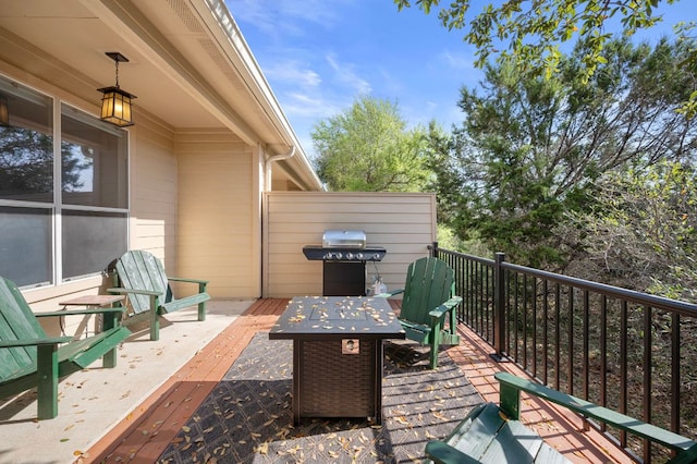 7901 SW Pkwy Unit 21, Austin, TX 78735 - view of patio / terrace featuring a grill