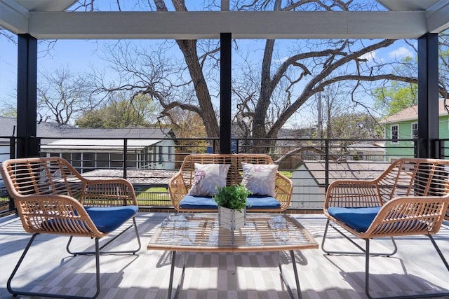 2102 Eva St Unit 2, Austin, TX 78704 - view of patio with a balcony