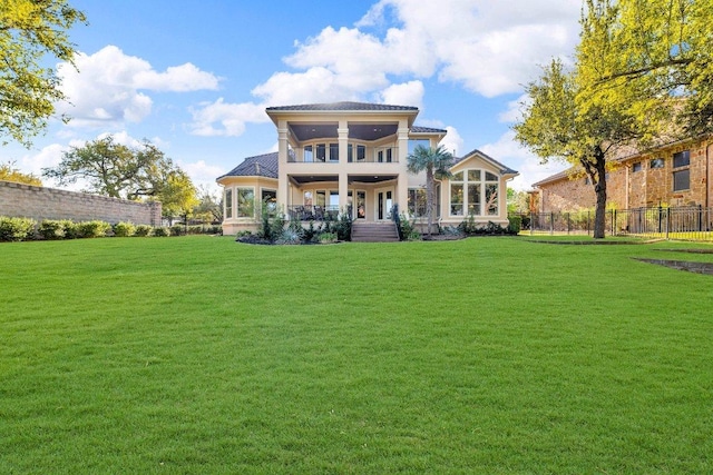 2116 University Club Dr, Austin, TX 78732 - rear view of property with a porch and stucco siding