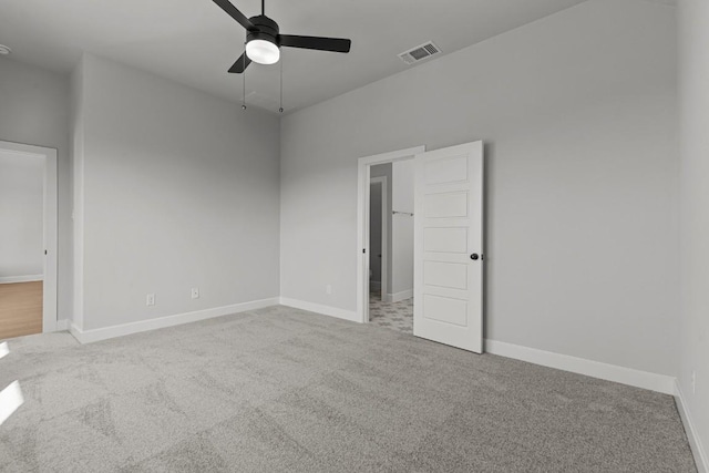 7804 Alouette Dr, Austin, TX 78738 - unfurnished bedroom featuring carpet, baseboards, and a ceiling fan