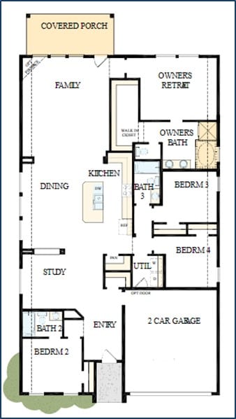 7804 Alouette Dr, Austin, TX 78738 - home floor plan