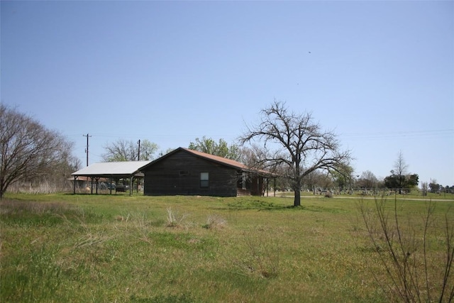 112 Marlin St, Mcdade, TX 78650 - view of yard