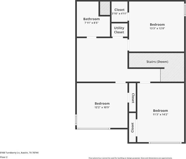 8017 Turnberry Ln, Austin, TX 78744 - room layout
