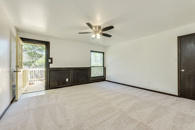 30809 Berry Creek Dr, Georgetown, TX 78628 - empty room featuring carpet and ceiling fan