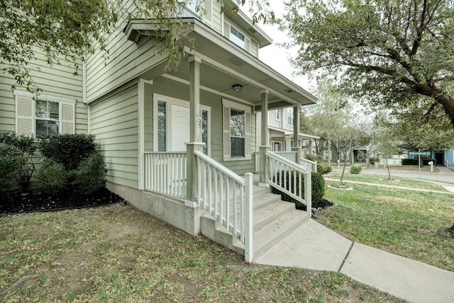 1225 Cardigan St, Cedar Park, TX 78613 - doorway to property with a porch