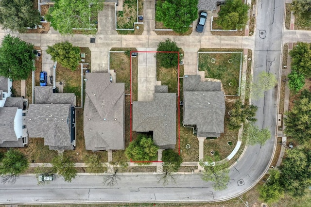 1225 Cardigan St, Cedar Park, TX 78613 - aerial view of property's location with property boundaries highlighted