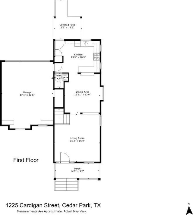 1225 Cardigan St, Cedar Park, TX 78613 - home floor plan