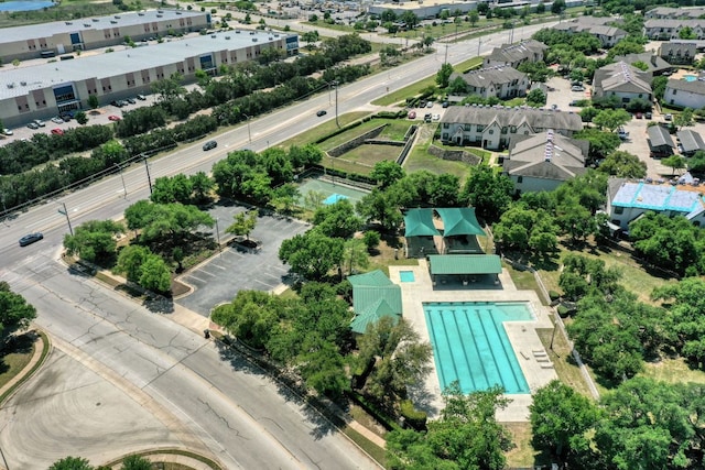 1225 Cardigan St, Cedar Park, TX 78613 - aerial view of a pool