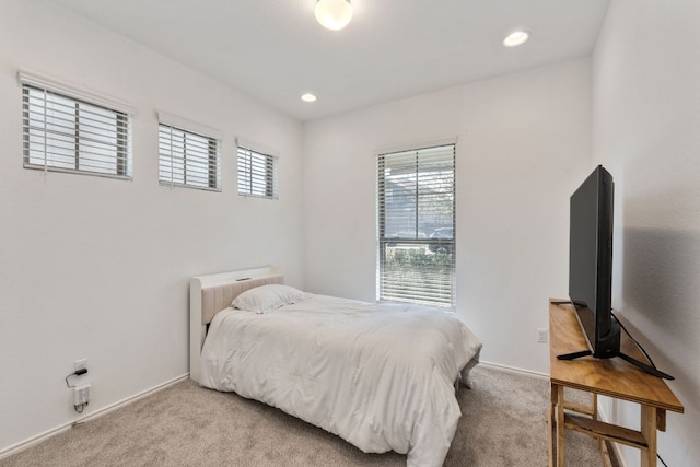 2308 Ringstaff Rd, Leander, TX 78641 - bedroom with light carpet and recessed lighting