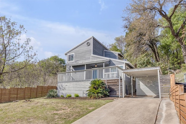 3510 Oak Springs Dr, Austin, TX 78721 - view of front of house with concrete driveway and stairs