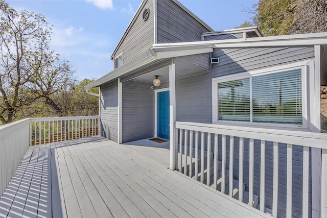 3510 Oak Springs Dr, Austin, TX 78721 - view of wooden deck