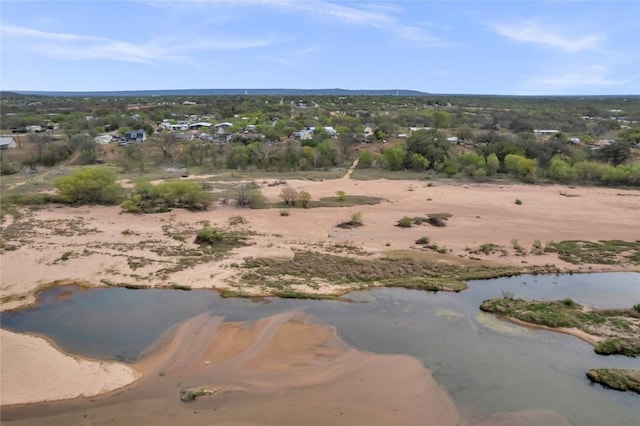 5898 River Oaks Dr, Kingsland, TX 78639 - drone / aerial view featuring a water view