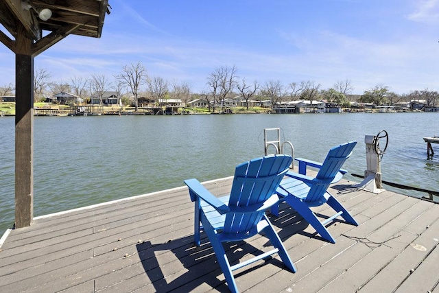 2546 Williams Lakeshore, Kingsland, TX 78639 - dock area with a water view and a residential view