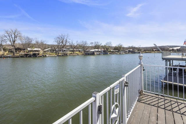 2546 Williams Lakeshore, Kingsland, TX 78639 - dock area featuring a water view