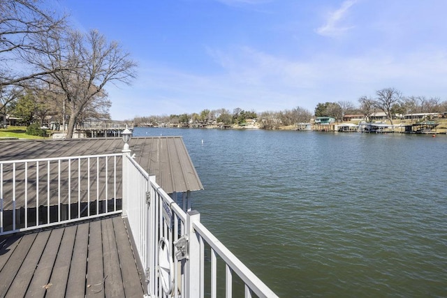 2546 Williams Lakeshore, Kingsland, TX 78639 - dock area featuring a water view