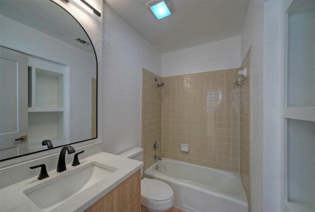 1701 Indian Camp Trl, Round Rock, TX 78681 - full bathroom with vanity and bathing tub / shower combination