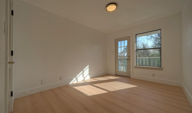 1701 Indian Camp Trl, Round Rock, TX 78681 - unfurnished room with light wood-type flooring and baseboards