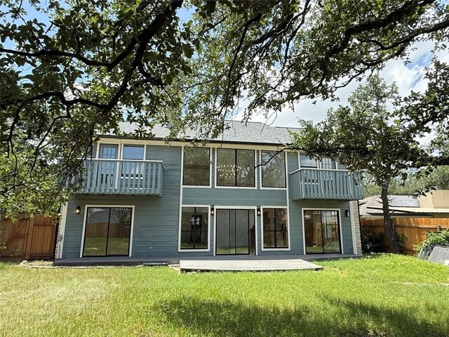 1701 Indian Camp Trl, Round Rock, TX 78681 - back of property with a balcony