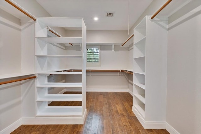 104 Standing Oak Dr, Georgetown, TX 78633 - spacious closet featuring wood finished floors