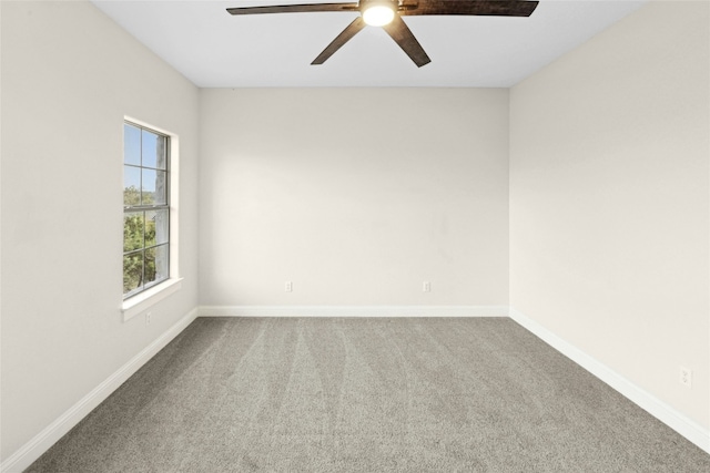 1420 Mirador, Leander, TX 78641 - carpeted spare room featuring a ceiling fan and baseboards