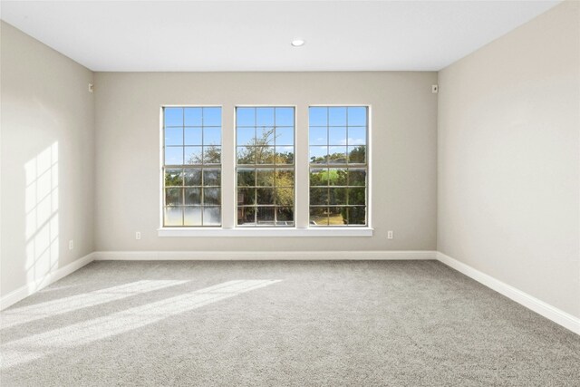 1420 Mirador, Leander, TX 78641 - spare room featuring carpet floors, healthy amount of natural light, and recessed lighting