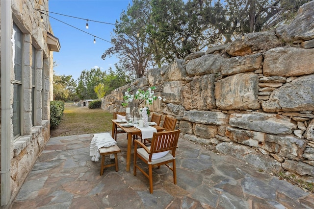 1420 Mirador, Leander, TX 78641 - view of patio featuring outdoor dining area
