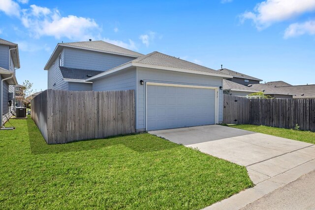 217 Timber Brook Dr, Hutto, TX 78634 - view of front of home featuring driveway and a garage