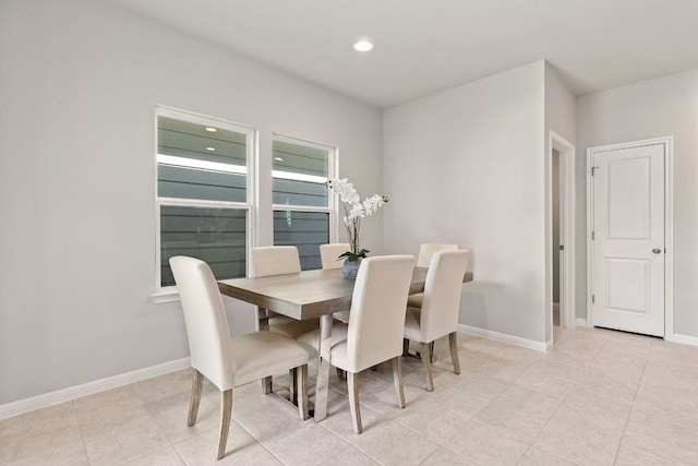 217 Timber Brook Dr, Hutto, TX 78634 - dining space featuring recessed lighting and light tile patterned floors