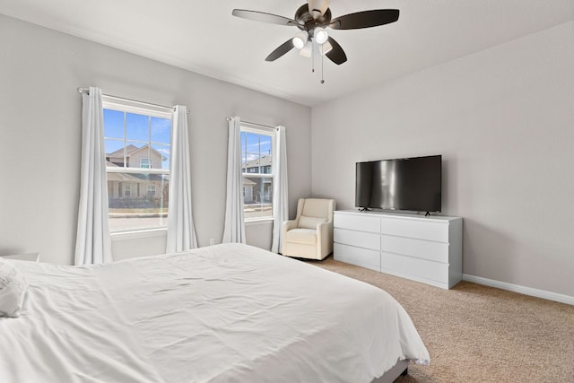 217 Timber Brook Dr, Hutto, TX 78634 - bedroom featuring carpet floors and a ceiling fan
