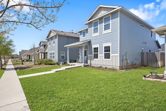 217 Timber Brook Dr, Hutto, TX 78634 - view of front of property with board and batten siding