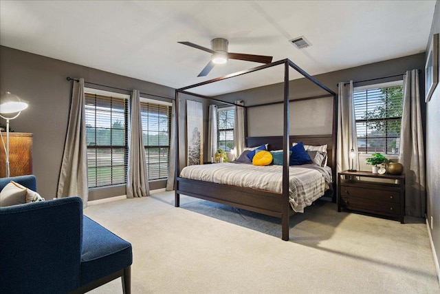 5014 Little Valley Rd, Leander, TX 78641 - carpeted bedroom with a ceiling fan and baseboards