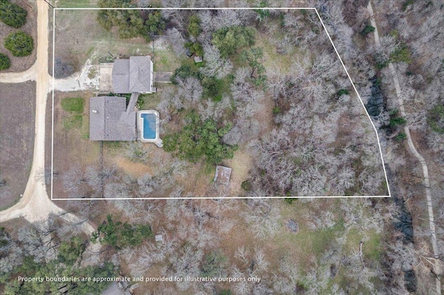 5014 Little Valley Rd, Leander, TX 78641 - aerial view of property's location featuring property parcel outlined