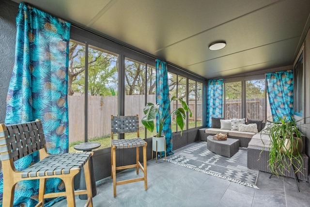 3503 Gable Dr, Austin, TX 78759 - sunroom / solarium featuring tile patterned floors