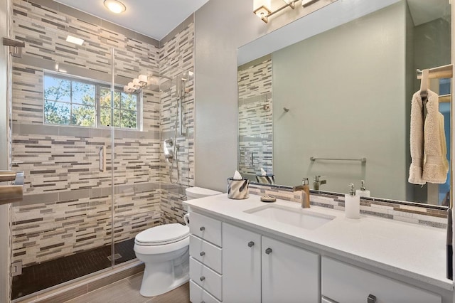 101 Knarr St, Austin, TX 78734 - full bath with vanity and a stall shower