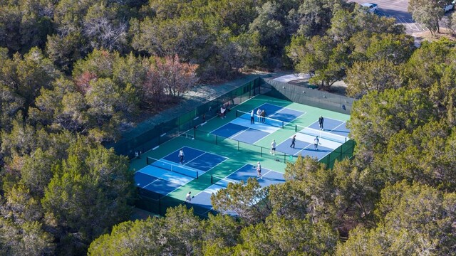 101 Knarr St, Austin, TX 78734 - bird's eye view of a heavily wooded area