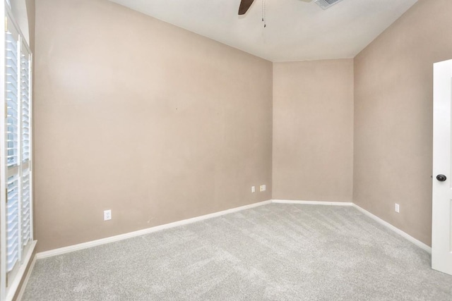 8016 Tahoe Parke Cir, Austin, TX 78726 - carpeted spare room featuring a ceiling fan and baseboards