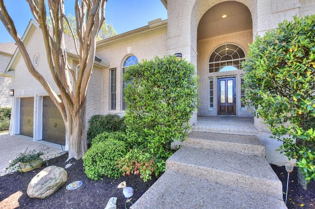 8016 Tahoe Parke Cir, Austin, TX 78726 - doorway to property featuring brick siding and french doors