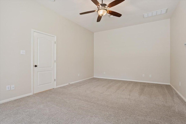 8016 Tahoe Parke Cir, Austin, TX 78726 - carpeted empty room with ceiling fan and baseboards