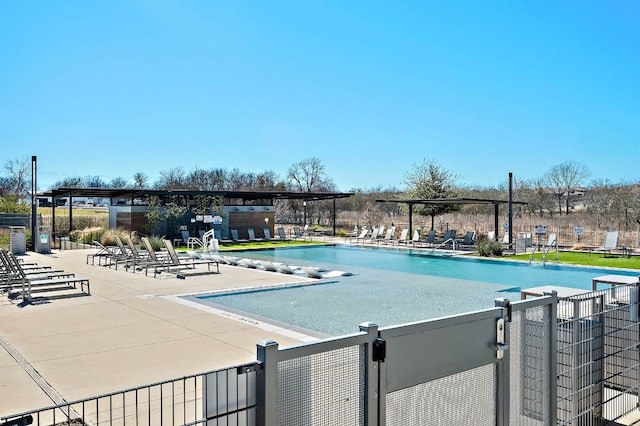 8112 Hubble Walk, Austin, TX 78744 - community pool featuring a patio