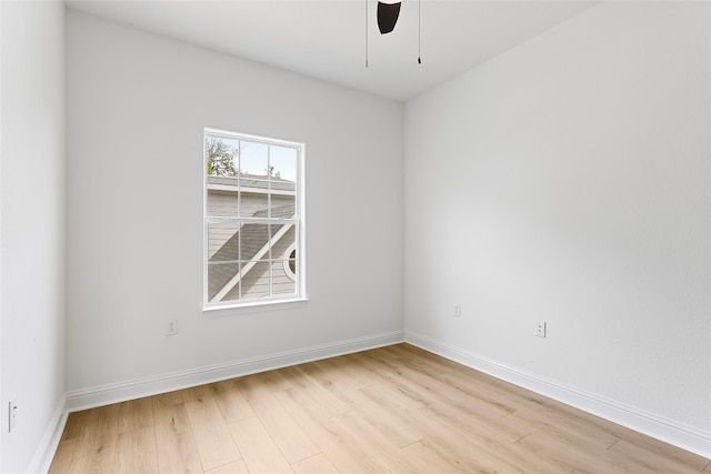 5408 Downs Dr Unit 1, Austin, TX 78721 - empty room with light wood-style flooring and a ceiling fan