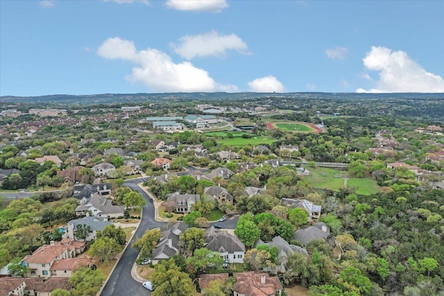 9204 Eddy Cv, Austin, TX 78735 - aerial perspective of suburban area