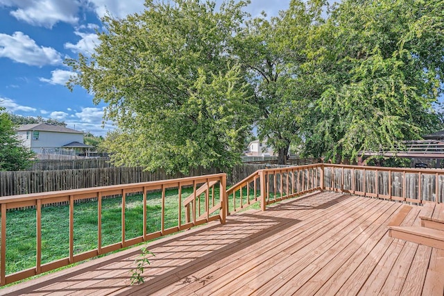1142 Sundrop Pl, Round Rock, TX 78665 - wooden terrace featuring a fenced backyard