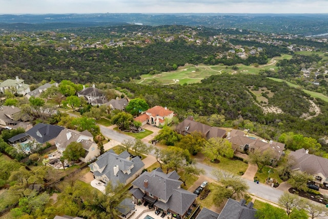 10204 Treasure Island Dr, Austin, TX 78730 - aerial view of property's location featuring nearby suburban area and a golf course