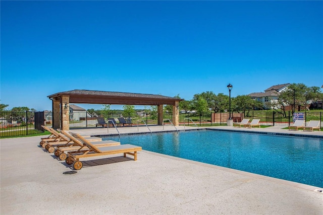 8408 Bouvreuil Dr, Austin, TX 78738 - community pool with a patio area