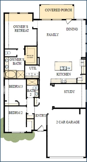 8408 Bouvreuil Dr, Austin, TX 78738 - home floor plan