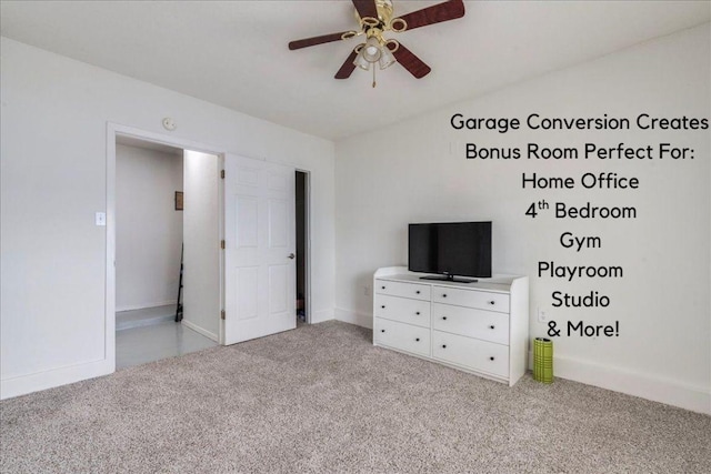 8614 Croydon Loop, Austin, TX 78748 - bedroom featuring carpet and ceiling fan